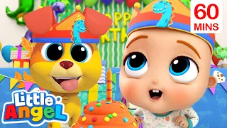 Happy Birthday Baby John | Bingo and Baby John | Little Angel - Nursery Rhymes and Kids Songs