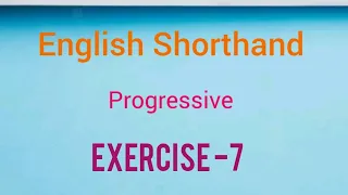 105 wpm:  English Shorthand Dictation:  Progressive Magzine july 19: @105 wpm: