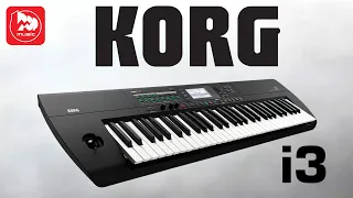 KORG i3 - Музыкальная рабочая станция с простым управлением