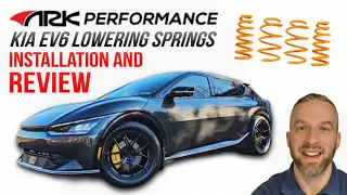 ARK Performance Lowering Springs for my Kia EV6 | Installation & Review