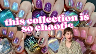 The most chaotic collection?! Clionadh Cosmetics Chaos Collection Nail Polish Swatches