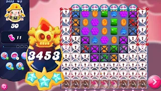 Candy Crush Saga Level 3453 || Legendary Level || No Boosters || 3 Sugar Stars 🌟🌟🌟