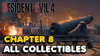 Resident Evil 4 Remake - Chapter 8 All Collectible Locations (Weapons, Treasures, Castellans...)