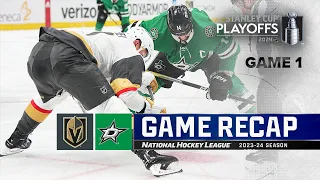 Gm 1: Golden Knights @ Stars 4/22 | NHL Playoffs 2024