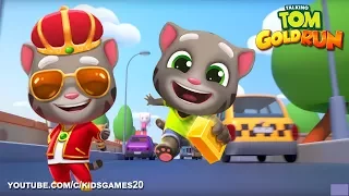 TALKING TOM GOLD RUN - KingTom vs Talking Tom (Gameplay)