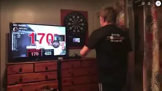 Guy Throws A 9-Darter With 170 Checkout On Camera