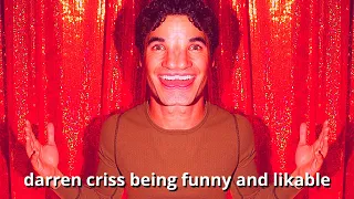 darren criss being funny and likeable for eight minutes and thirty one seconds