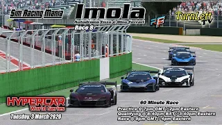 SRM Hypercar World Series race at Imola (030320)