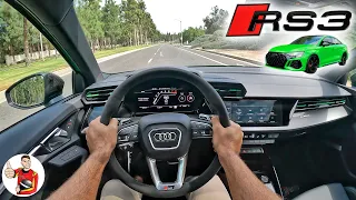 The 2022 Audi RS3 is Half the Cylinders but Equal the Fun of an R8 (POV Drive Review)