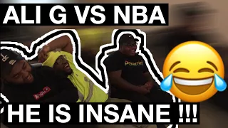 HE TROLLING THE NBA NOW // Ali G - Interviewing NBA Stars // REACTION