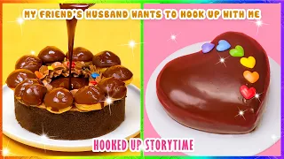 HOOKED UP STORYTIME 😵 How To Make Cake Decorating Ideas  Best Satisfying Chocolate Cake Recipe 😭