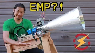 A Microwave Gun Made From Taser and Soup Can??? (Testing Kreosan's Magnetron Cannon)