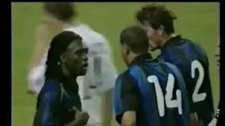 ADRIANO IMPERADOR - Primeiro gol com a Internazionale de Milão vs Real Madrid (19 Anos) 14/08/2001