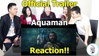 Aquaman - Official Trailer 1 | Reaction - Australian Asians