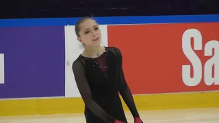 Камила Валиева ПП Контрольные прокаты 2020-2021 Kamila Valieva FP Open Skates