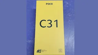 Poco C31 Quick Unboxing | Poco C31 Unboxing #technicalmd #ytshort