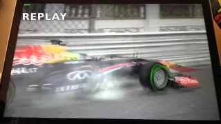 F1 2013 - Monaco Wet Hotlap 1:18.042 with commentary