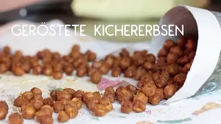 Gesunder Snack: Geröstete Kichererbsen