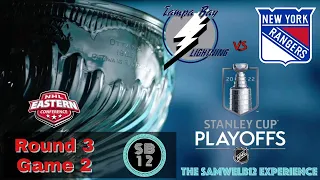 🔴TAMPA BAY LIGHTNING vs. NEW YORK RANGERS - Live NHL Playoffs - GAME 2 - Play by play 06/03/22