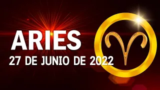𝐖𝐎𝐖😲✈️𝐋𝐎𝐂𝐔𝐑𝐀 𝐈𝐍𝐂𝐑𝐄𝐈𝐁𝐋𝐄 𝐄𝐍 𝐓𝐔 𝐕𝐈𝐃𝐀 𝐏𝐑𝐄𝐌𝐎𝐍𝐈𝐂𝐈Ó𝐍 💞Aries ♈ 27 DE JUNIO 2022|Horóscopo de hoy|Tarot