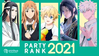 Top Donghua & Aenimeisyeon Openings 2021 [Party Rank]