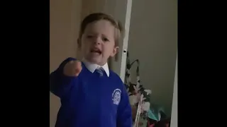 kid says he will uppercut Santa if he's on the naughty list