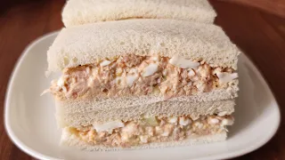 Egg and tuna sandwich | Mouth-watering recipe for hot summer