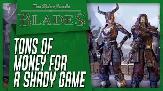 Elder Scrolls Blades Is Making Tons Of Money Despite Nefarious Secret Updates