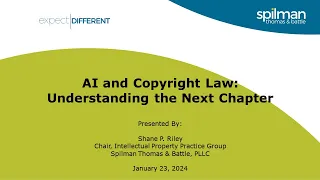 AI & Copyright Law: Understanding the Next Chapter