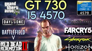 GT 730 + I5 4570 & 16GB Ram | Test In 8 Games | GT 730 In Mid 2024 !