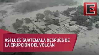 Satélite capta imagen del volcán de Fuego en Guatemala