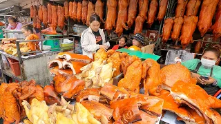 Highlights of Orussey Market & Plenty of Roasted Pigs: The Most Popular Roasted Pigs in Cambodia