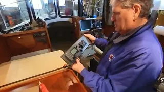 Relocating the VHF Radio on our Ranger Tug