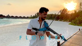 FLOWERS - Miley Cyrus - Violin Cover by Andre Soueid (Maldives)