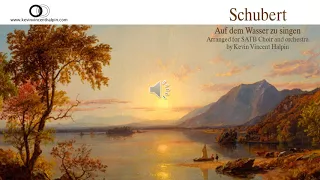 Schubert's Auf dem Wasser zu singen arr.  Kevin Halpin