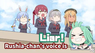 Marine confessing【Animated Hololive/Eng sub】【Rushia/Marin/Pekora/Noel/Flare】