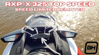 Sea-Doo RXP-X 325 TOP SPEED with Speed Limiter Removed