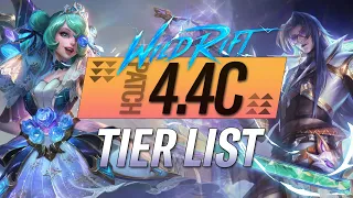 ULTIMATE CHAMPION TIERLIST PATCH 4.4C | RiftGuides | WildRift