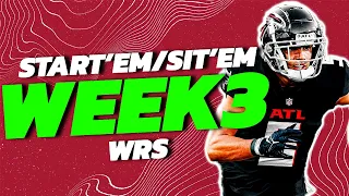 MUST START and SIT Wide Receivers for Week 3!