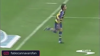 Parma vs. Udinese 7/4/2002.  Fabio Cannavaro highlight.