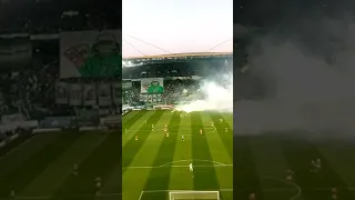 Sporting- Benfica pyro começo do jogo