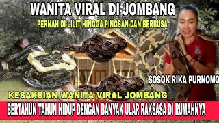 GEMPAR!💥RUMAH WANITA DI INI PENUHI ULAR BESAR