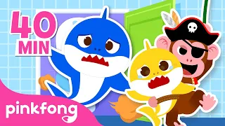 Kumpulan Series Kartun Petak Umpet bersama Bayi Hiu | Film Anime Anak | Pinkfong Baby Shark