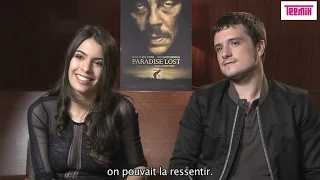 Interview of Claudia Traisac and Josh Hutcherson in Paris [Escobar: Paradise Lost]