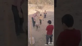 Uyghur Children’s UFC fight in the “field “ ئۇيغۇر بالىلىر ئۇ ئەف سى