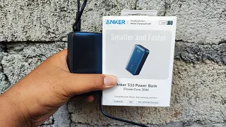 Unboxing Paket Powerbank Anker 533 Suport Fast Charging