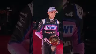 Ocon delivers Ballon d'Or in F1 car! 🤯