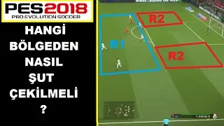 NEREDEN NASIL ŞUT ÇEKİLİR | NASIL GOL ATILIR | PES 2018