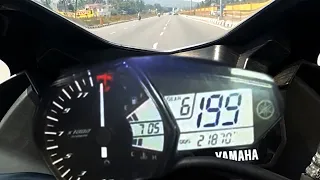 Yamaha R3 TOPSPEED | 200 KM/H !!!