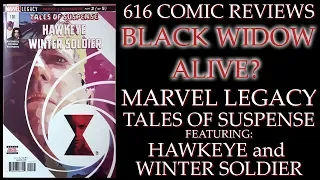 616 COMIC REVIEWS: MARVEL LEGACY tales of suspense HAWKEYE & WINTER SOLDIER red ledger #1 of 2